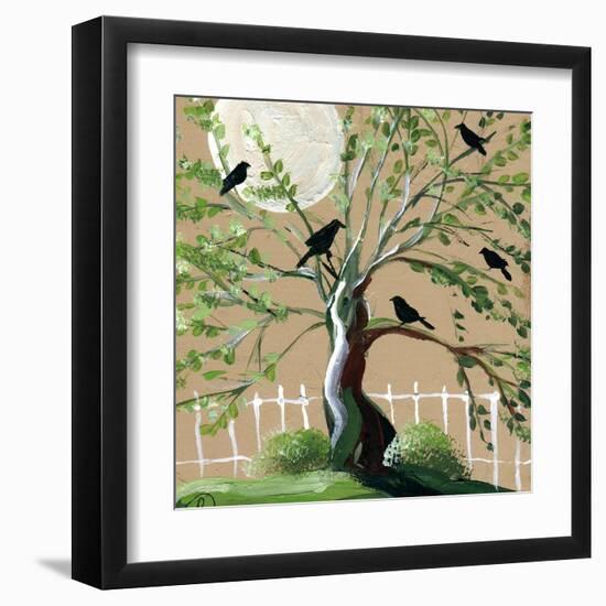 Country Crows-sylvia pimental-Framed Art Print