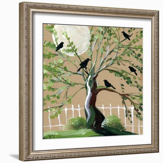 Country Crows-sylvia pimental-Framed Art Print