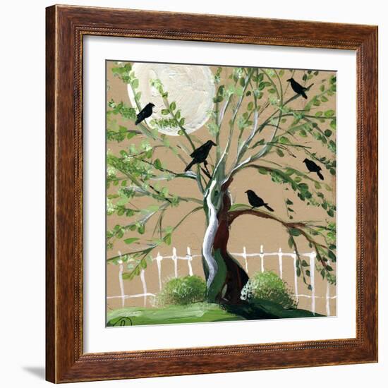 Country Crows-sylvia pimental-Framed Art Print