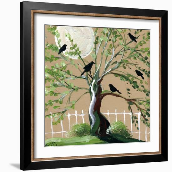 Country Crows-sylvia pimental-Framed Art Print