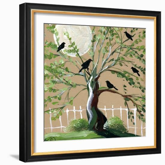 Country Crows-sylvia pimental-Framed Art Print