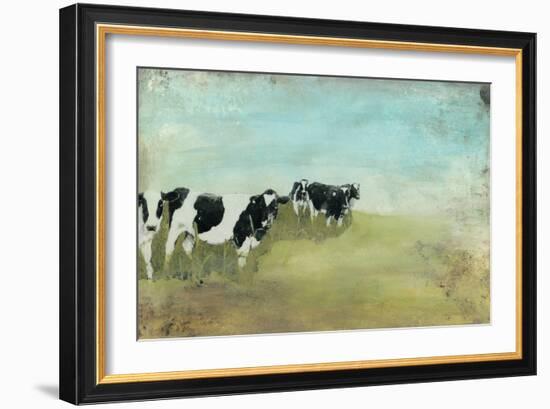 Country Drive Cows II-Naomi McCavitt-Framed Art Print