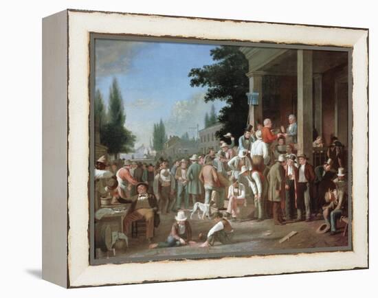 Country Election-George Caleb Bingham-Framed Premier Image Canvas
