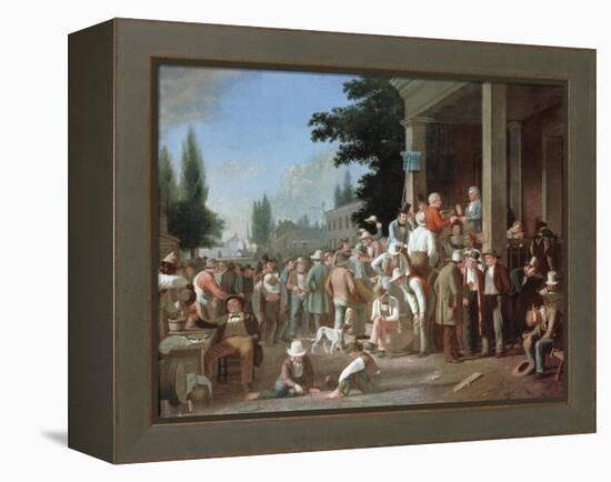 Country Election-George Caleb Bingham-Framed Premier Image Canvas