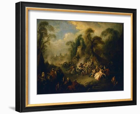 Country Festival, Ca 1728-Jean-Baptiste Pater-Framed Giclee Print