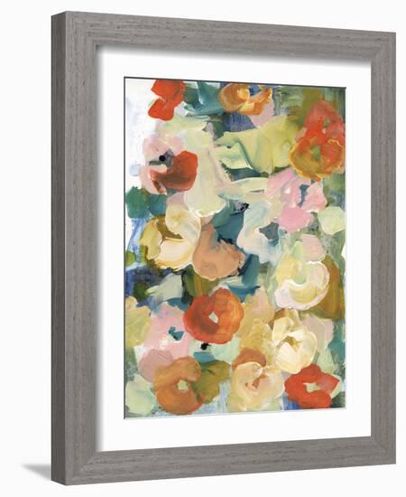 Country Flowers II-Jodi Fuchs-Framed Art Print