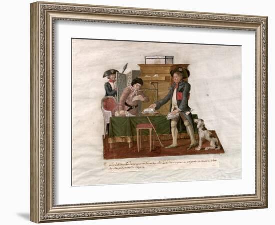 Country Folk and the Money Changer-Le Sueur Brothers-Framed Giclee Print