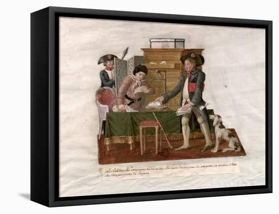 Country Folk and the Money Changer-Le Sueur Brothers-Framed Premier Image Canvas
