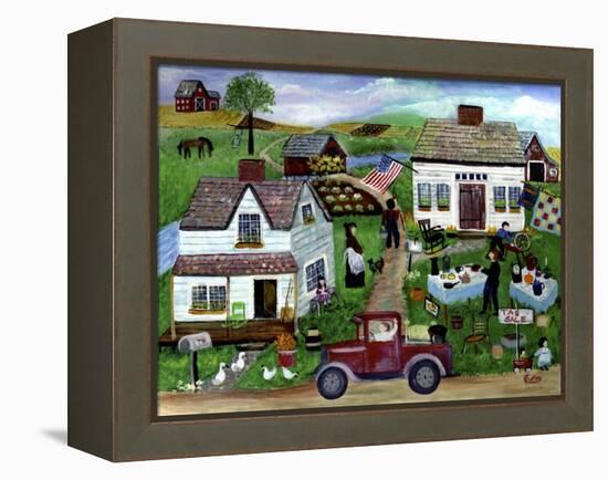 Country Folk Art Tag Sale-Cheryl Bartley-Framed Premier Image Canvas