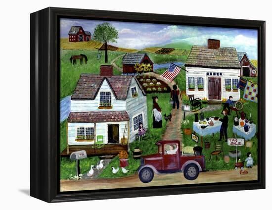 Country Folk Art Tag Sale-Cheryl Bartley-Framed Premier Image Canvas