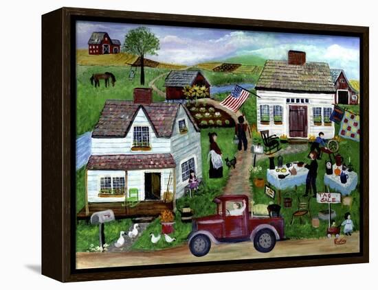 Country Folk Art Tag Sale-Cheryl Bartley-Framed Premier Image Canvas