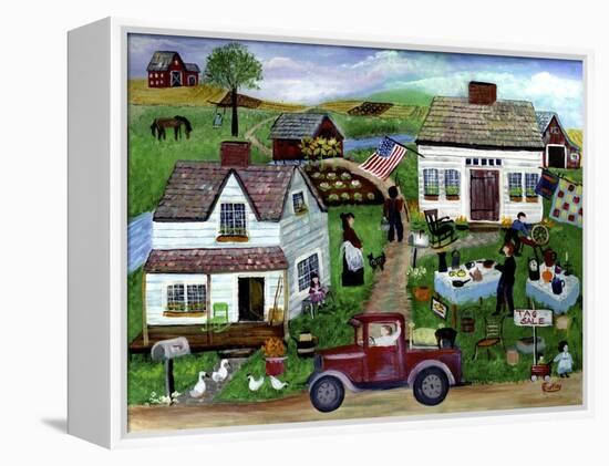 Country Folk Art Tag Sale-Cheryl Bartley-Framed Premier Image Canvas