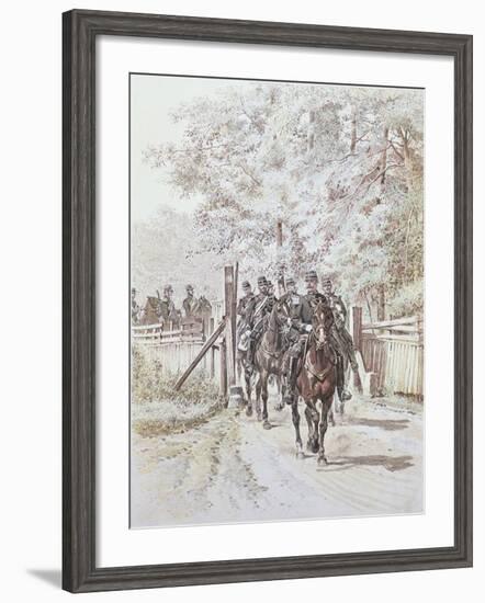 Country Gendarmerie, C.1887-null-Framed Giclee Print