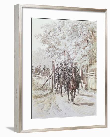 Country Gendarmerie, C.1887-null-Framed Giclee Print