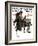 "Country Gentleman" Saturday Evening Post Cover, July 11,1925-Norman Rockwell-Framed Giclee Print