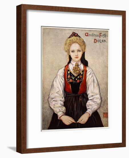 Country Girl from Dalen, 1905-Nico Jungman-Framed Giclee Print