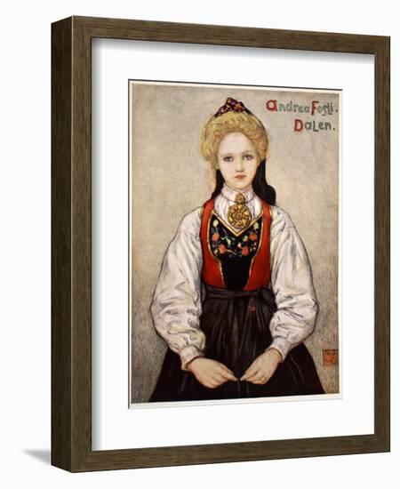 Country Girl from Dalen, 1905-Nico Jungman-Framed Giclee Print