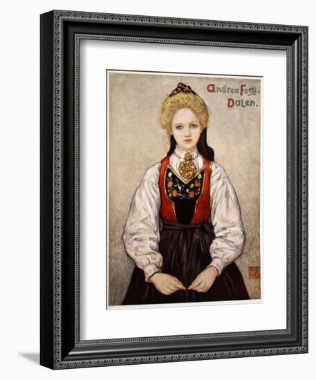 Country Girl from Dalen, 1905-Nico Jungman-Framed Giclee Print