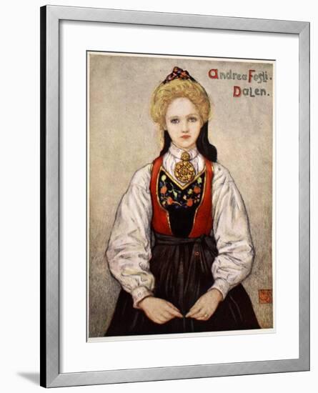 Country Girl from Dalen, 1905-Nico Jungman-Framed Giclee Print