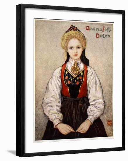 Country Girl from Dalen, 1905-Nico Jungman-Framed Giclee Print