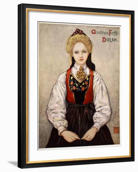 Country Girl from Dalen, 1905-Nico Jungman-Framed Giclee Print