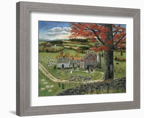 Country Hay Ride-Bob Fair-Framed Giclee Print