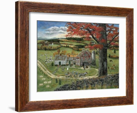 Country Hay Ride-Bob Fair-Framed Giclee Print