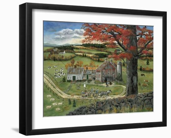 Country Hay Ride-Bob Fair-Framed Giclee Print