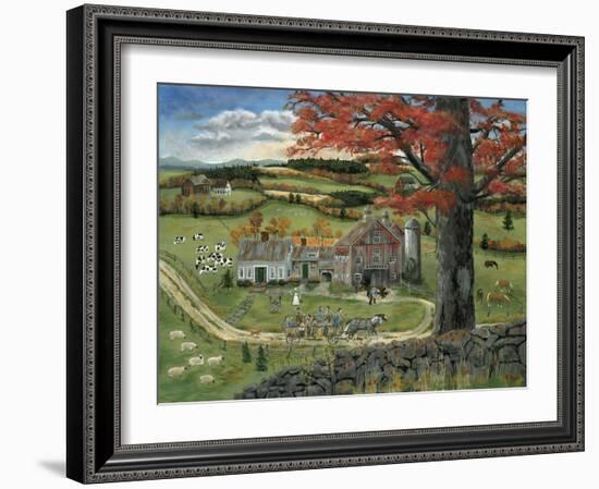 Country Hay Ride-Bob Fair-Framed Giclee Print