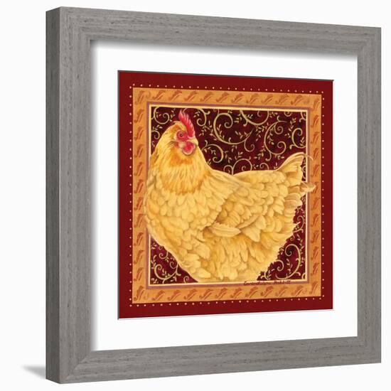 Country Hen I-Gwendolyn Babbitt-Framed Art Print