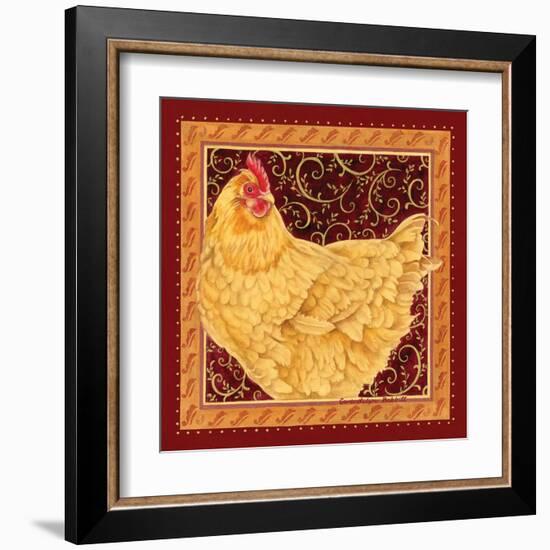 Country Hen I-Gwendolyn Babbitt-Framed Art Print