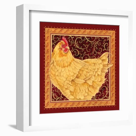 Country Hen I-Gwendolyn Babbitt-Framed Art Print