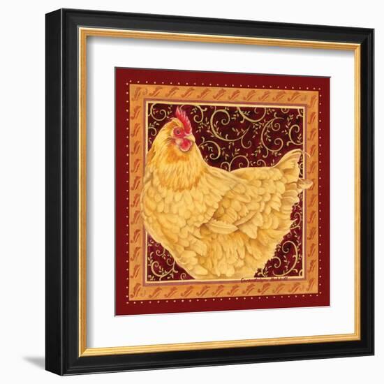 Country Hen I-Gwendolyn Babbitt-Framed Art Print