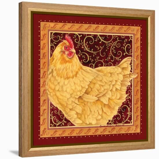 Country Hen I-Gwendolyn Babbitt-Framed Stretched Canvas