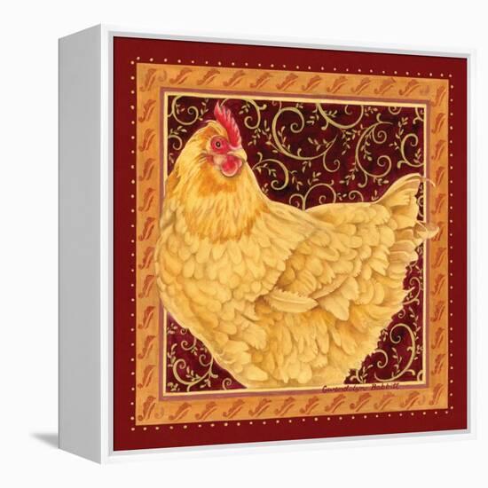 Country Hen I-Gwendolyn Babbitt-Framed Stretched Canvas