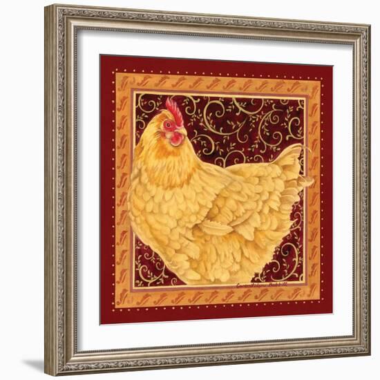 Country Hen I-Gwendolyn Babbitt-Framed Art Print