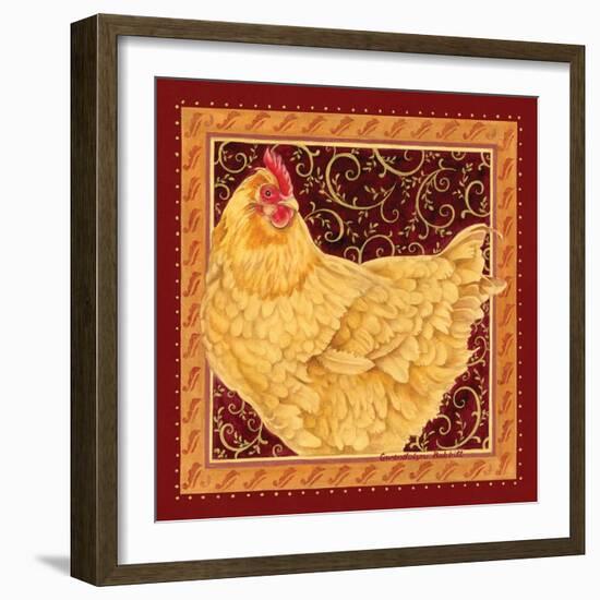 Country Hen I-Gwendolyn Babbitt-Framed Art Print