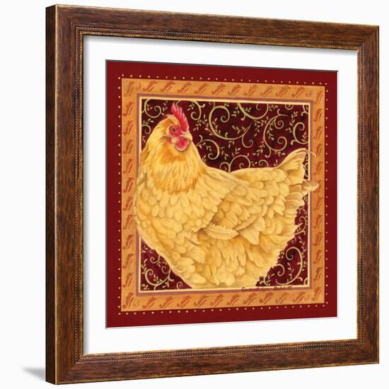 Country Hen I-Gwendolyn Babbitt-Framed Art Print