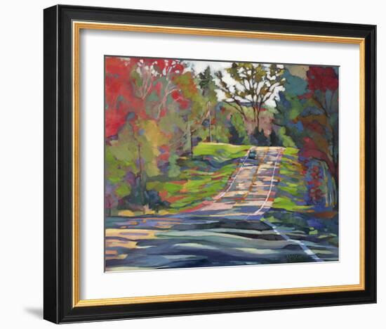 Country Highway-Karen Mathison Schmidt-Framed Art Print