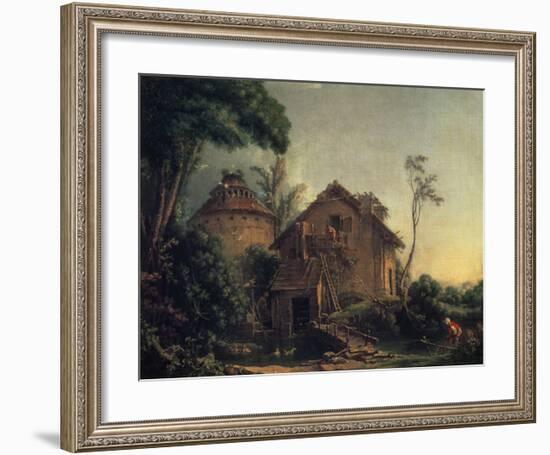 Country Home-Francois Boucher-Framed Art Print