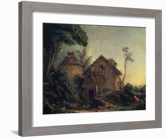 Country Home-Francois Boucher-Framed Art Print