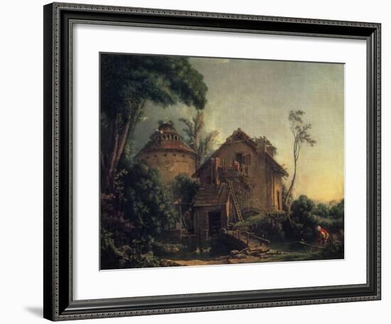 Country Home-Francois Boucher-Framed Art Print