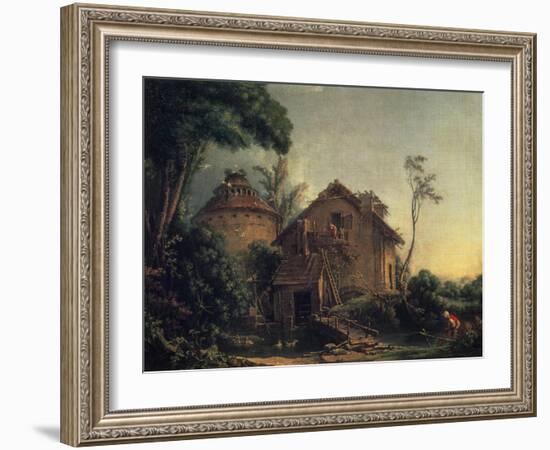 Country Home-Francois Boucher-Framed Art Print