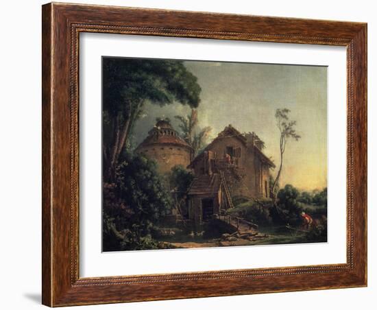 Country Home-Francois Boucher-Framed Art Print