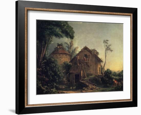 Country Home-Francois Boucher-Framed Art Print