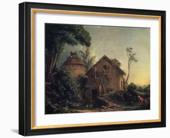 Country Home-Francois Boucher-Framed Art Print