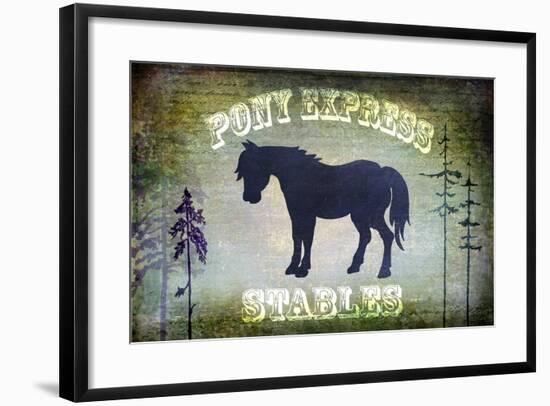 Country Horse I-LightBoxJournal-Framed Giclee Print