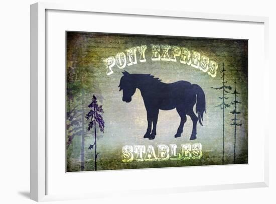 Country Horse I-LightBoxJournal-Framed Giclee Print