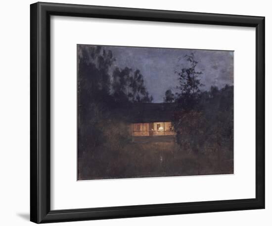Country House at the Twilight, 1890S-Isaak Ilyich Levitan-Framed Giclee Print