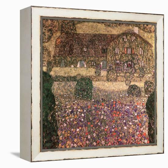 Country House by the Attersee, circa 1914-Gustav Klimt-Framed Premier Image Canvas
